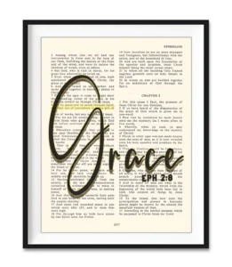 One Word Bible Verse Art Prints Set Of 4 UNFRAMED Christian Gift Hebrews 11 1 Proverbs 3 5 Ephesians 2 8 Matthew 11 28 All Sizes Etsy Finland