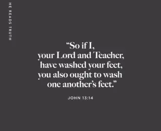 Our Savior Washes Feet Gospel Centered Family