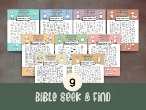 Parable Bible Seek And Find Printable Sunday School Kids Activity PDF Download Etsy