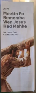 Pathetic Jehovah s Witnesses Pamphlet In Pseudo pidgin Ridiculous R BigIsland