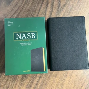 Personalized NASB Super Giant Print Reference Bible Black Genuine Leather Custom Imprinted With A Name NASB 2020 9781087757636 Etsy