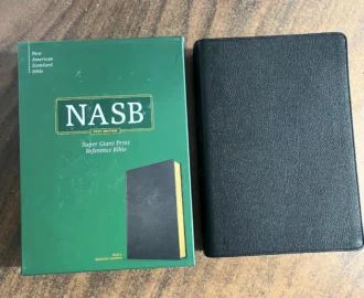 Personalized NASB Super Giant Print Reference Bible Black Genuine Leather Custom Imprinted With A Name NASB 2020 9781087757636 Etsy