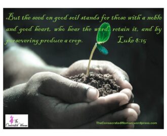 Planting Seeds The Consecrated Woman