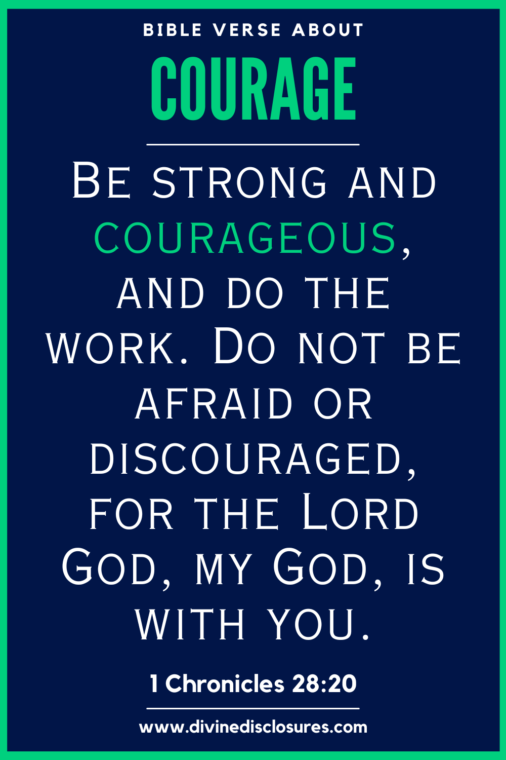 Be Courageous Bible Quotes