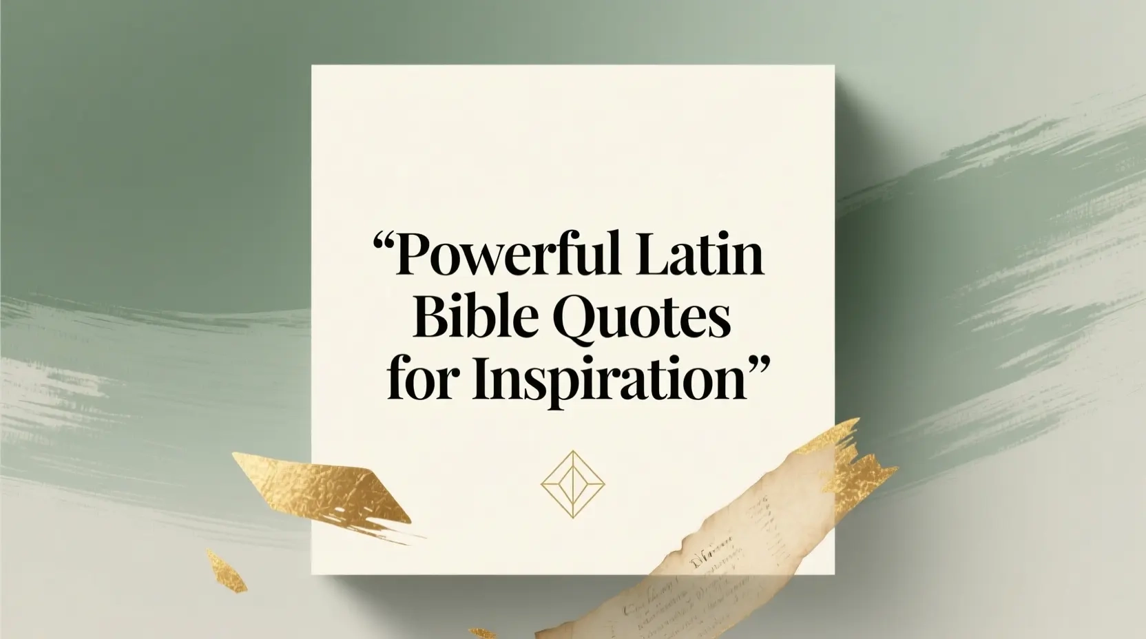 Powerful Latin Bible Quotes For Inspiration