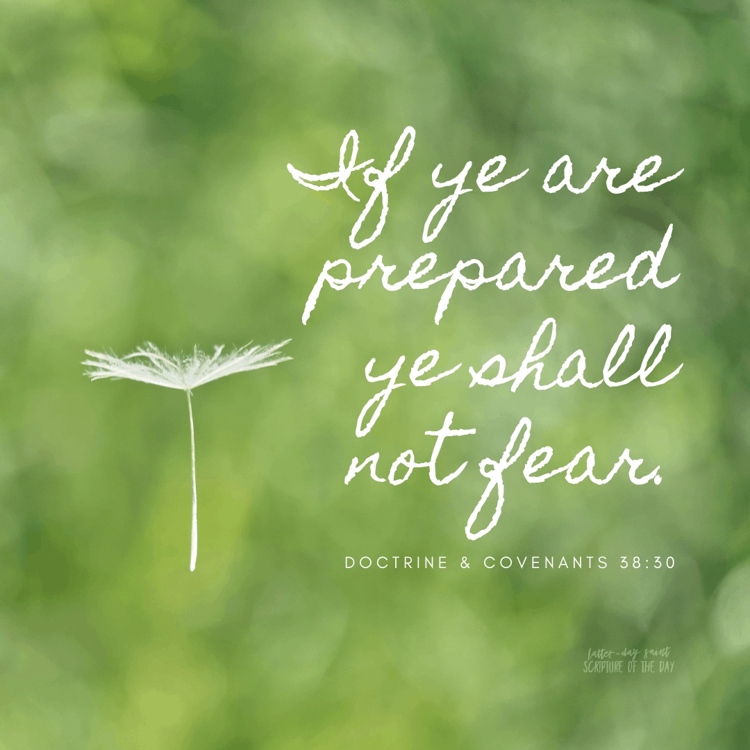 Prepare Archives Latter day Saint Scripture Of The Day