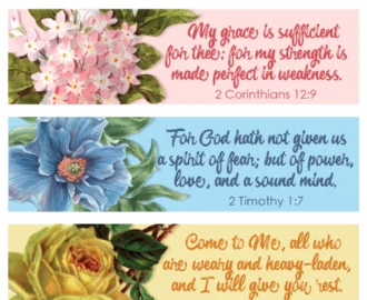 Pretty Printable Scripture Bookmarks Flanders Family Home Life