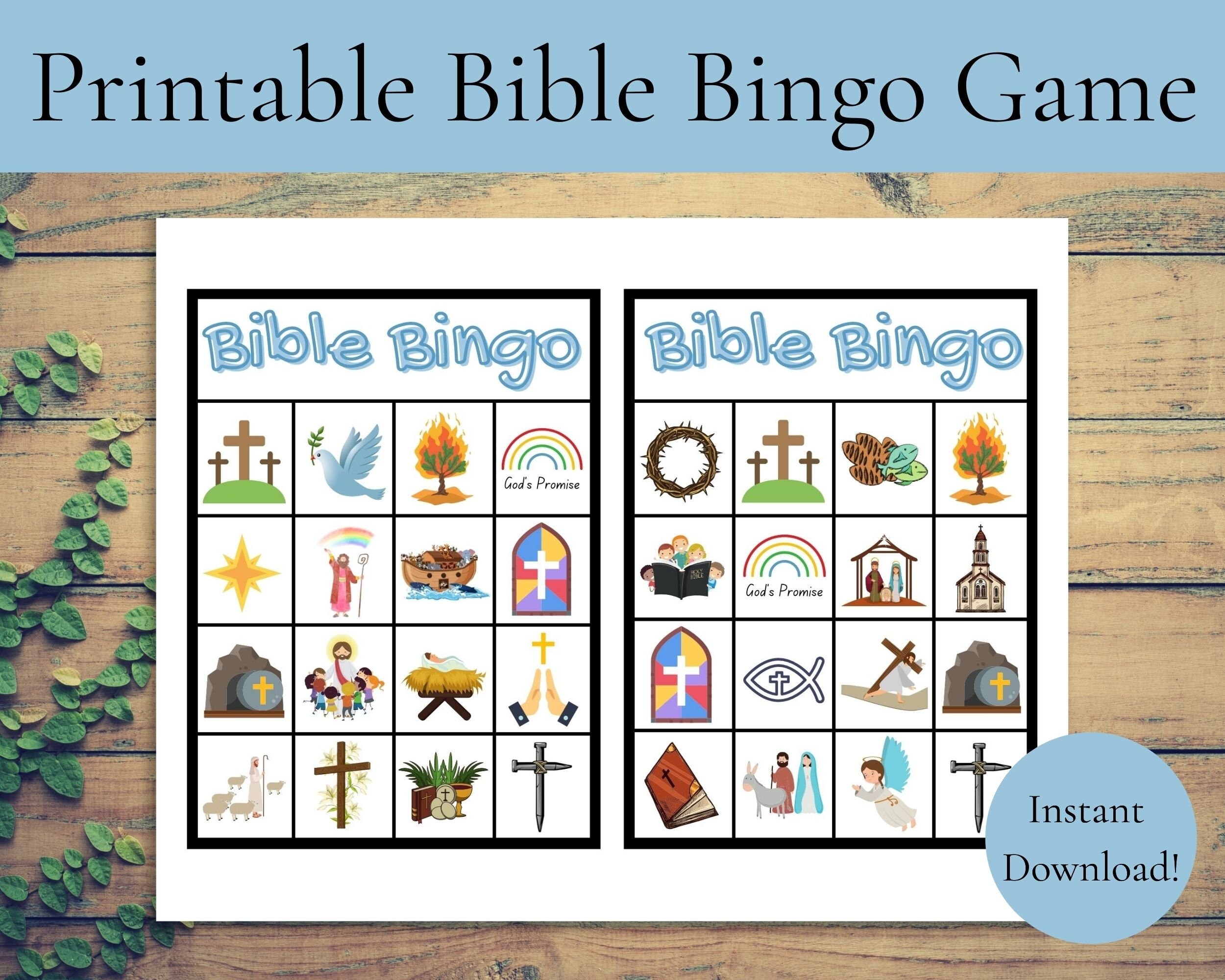 Bible Tic Tac Toe Printable