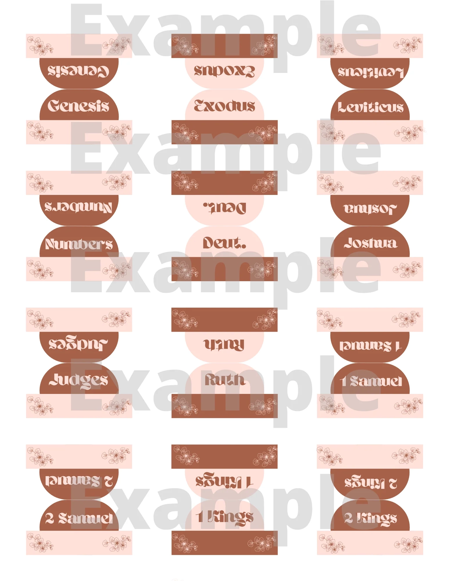 Printable Bible Tabs RBL Ministries