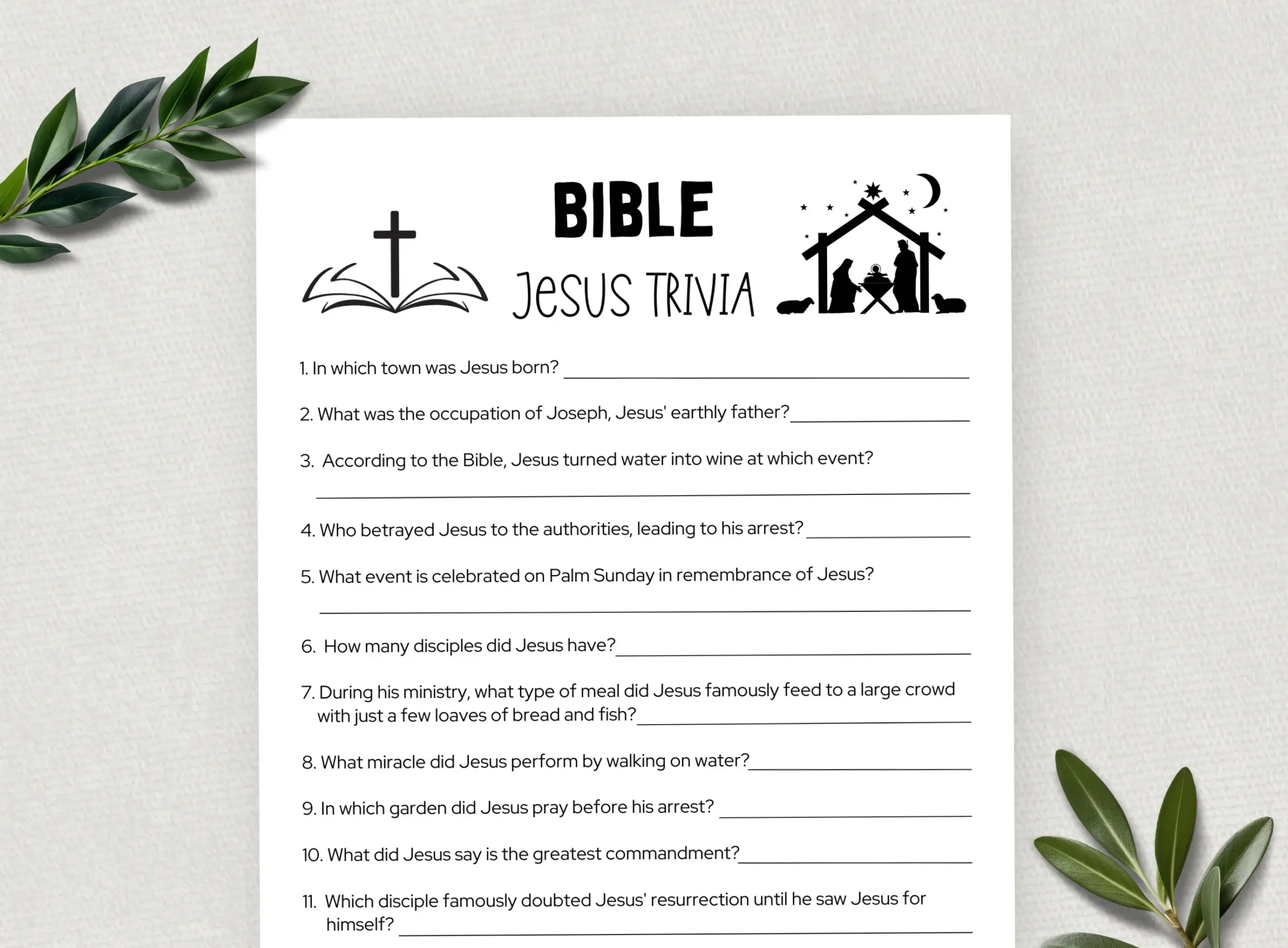 Printable Bible Trivia Jesus Trivia Questions Bible Games Fun Christian Youth Group Game Sunday School Church Study Activity Etsy Printable Bible Trivia Jesus Trivia Questions Bible Games Fun Christian Youth Group Game Sunday School Church Study Activity Etsy
