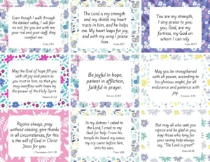Printable Bible Verse Cards Printable Party Favors