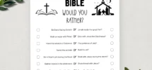 Printable Bible Would You Rather This Or That Bible Games Fun Christian Youth Group Game Sunday School Church Study Activity Etsy