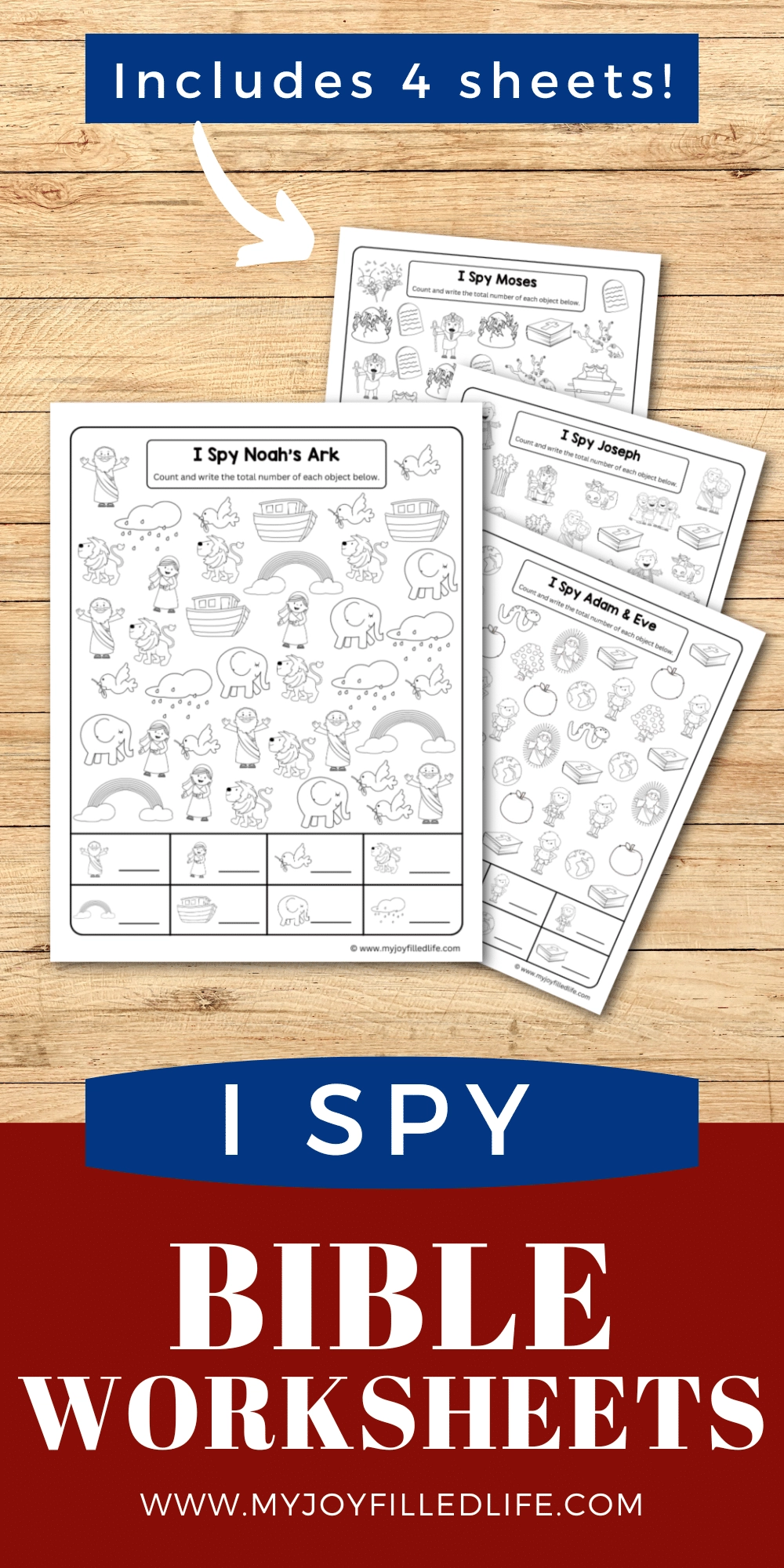 Printable I Spy Bible Story Pages My Joy Filled Life