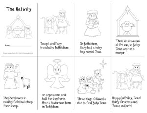 Printable Nativity Story In Pictures Christmas Stories For Preschoolers Off 69 Www