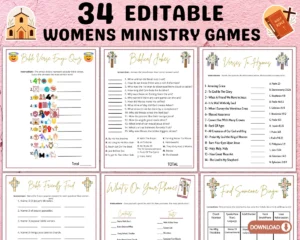 Printable Womens Ministry Games Bible Study Group Retreat Activities Enjoymyprintables