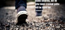 Proverbs 10 9 Illustrated The Man Of Integrity Walks Securely Heartlight Gallery