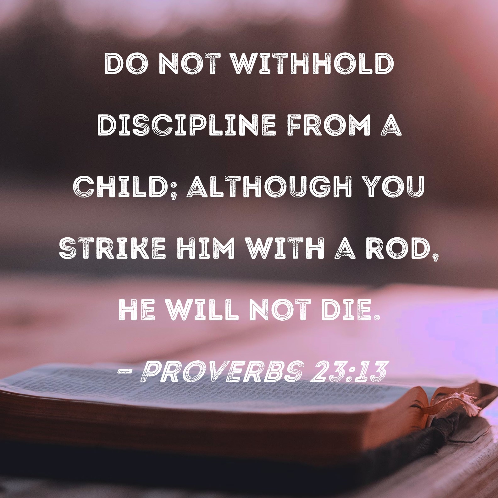Bible Quotes For Discipline