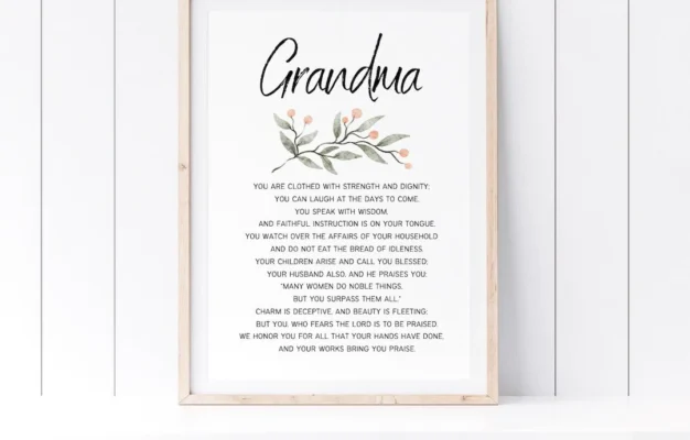 Proverbs 31 Wall Art For Christian Grandma Home Decor Bible Verse Scripture Gift For Grandma Bible Verse Wall Art Christian Mother s Day Etsy