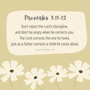 Proverbs Discipline THIRSTY DEER