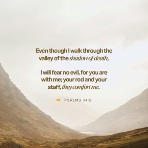 Psalm 23 4 ESV Even Though I Walk Through The Vall YouVersion