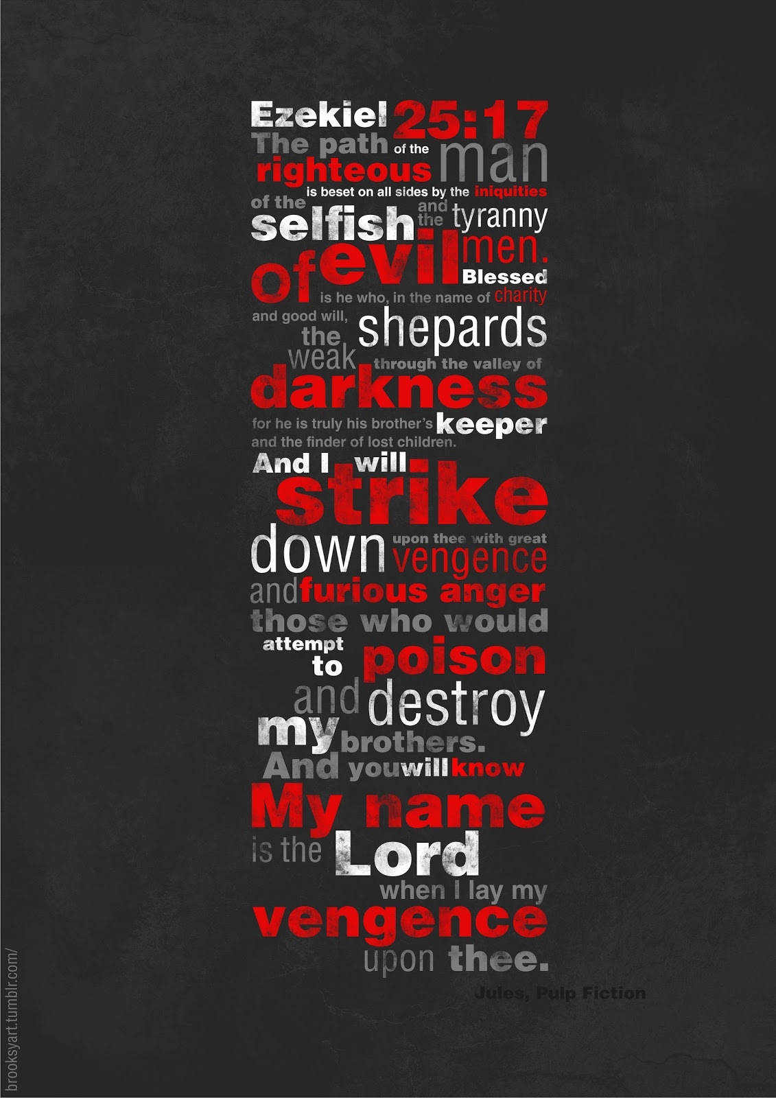 Pulp Fiction Bible Quote