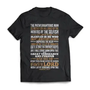 Pulp Fiction Bible Verse Pulp Fiction T Shirt GetShirtz