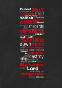 Pulp Fiction Ezekiel 25 17