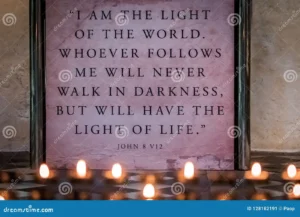 Quote From The Psalm Of John In Church Stock Image Image Of Believe Details 128182191