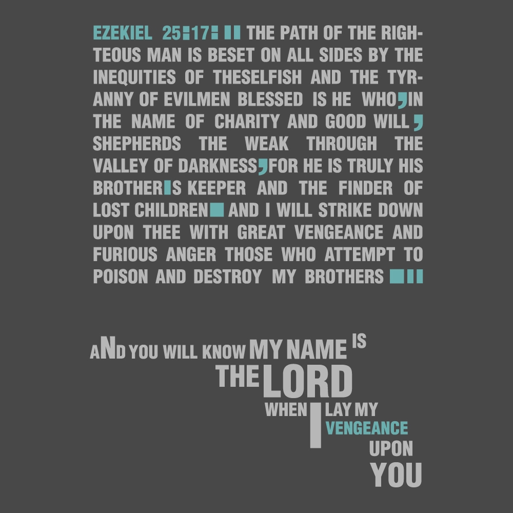Pulp Fiction Quotes Bible