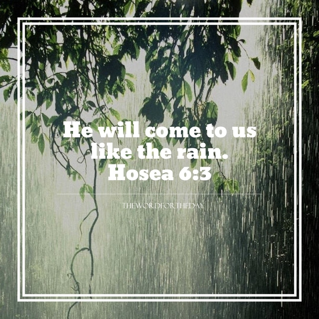 Bible Quotes On Rain