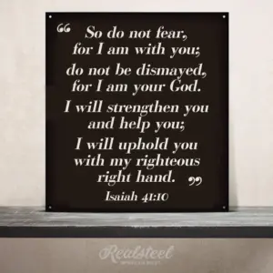 Religious Home D cor Psalm 91 Quote Wall Sign RealSteel Center