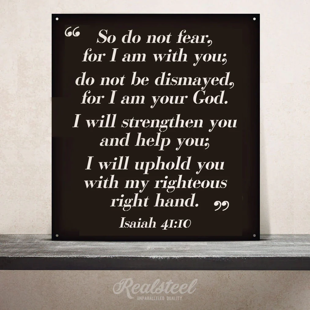 Religious Home D cor Psalm 91 Quote Wall Sign RealSteel Center
