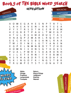 Revelation Bible Word Search Children s Ministry Deals