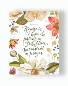 Romans 12 12 Rejoice In Hope Canvas GraceLaced