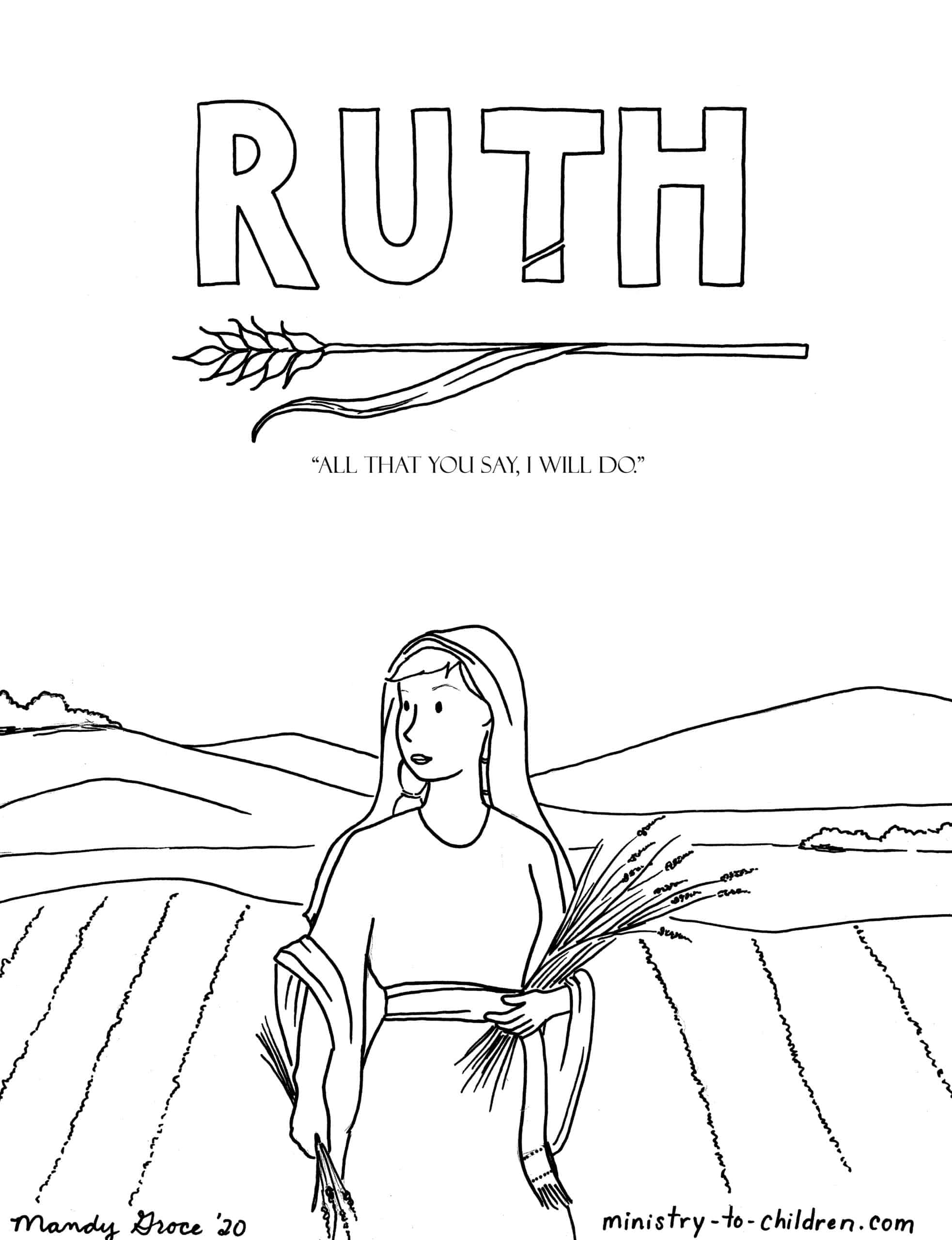 Printable Bible Coloring