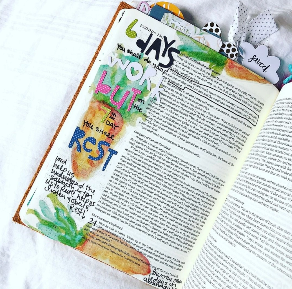 Sabbath Bible Journaling Printable Freebie ApileofAshes