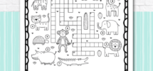 Safari Animals Bible Activity Page Kids Bible Teacher
