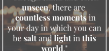 Salt And Light Wisdom Hunters