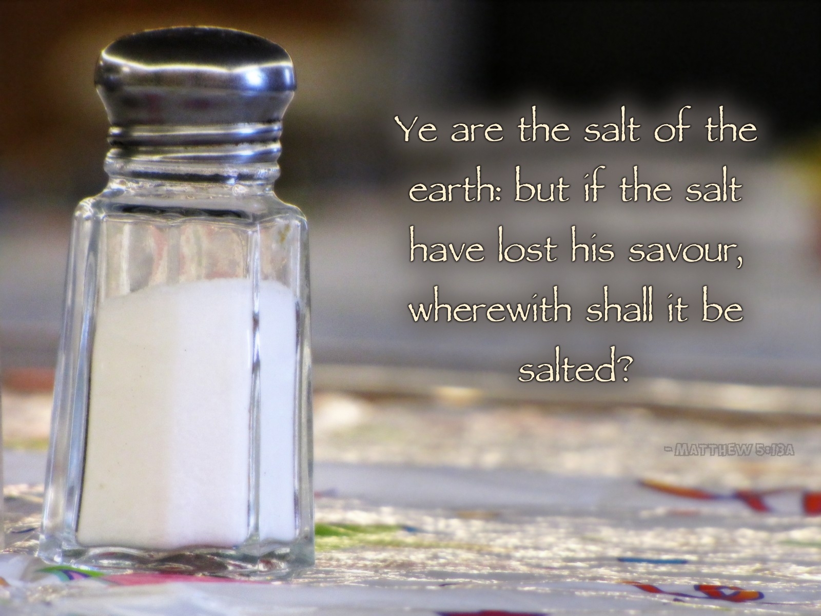 Salt Of The Earth Linda s Bible Study