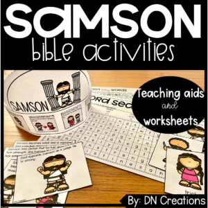 Samson Bible Activities L Samson Worksheets L Samson And Delilah Bible Lesson Sunday School Made By Teachers