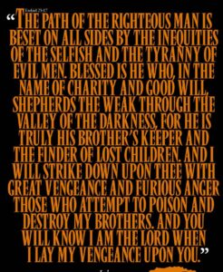 Samuel L Jackson Pulp Fiction Quotes Bible Lanceglowfilreko1986 s Ownd