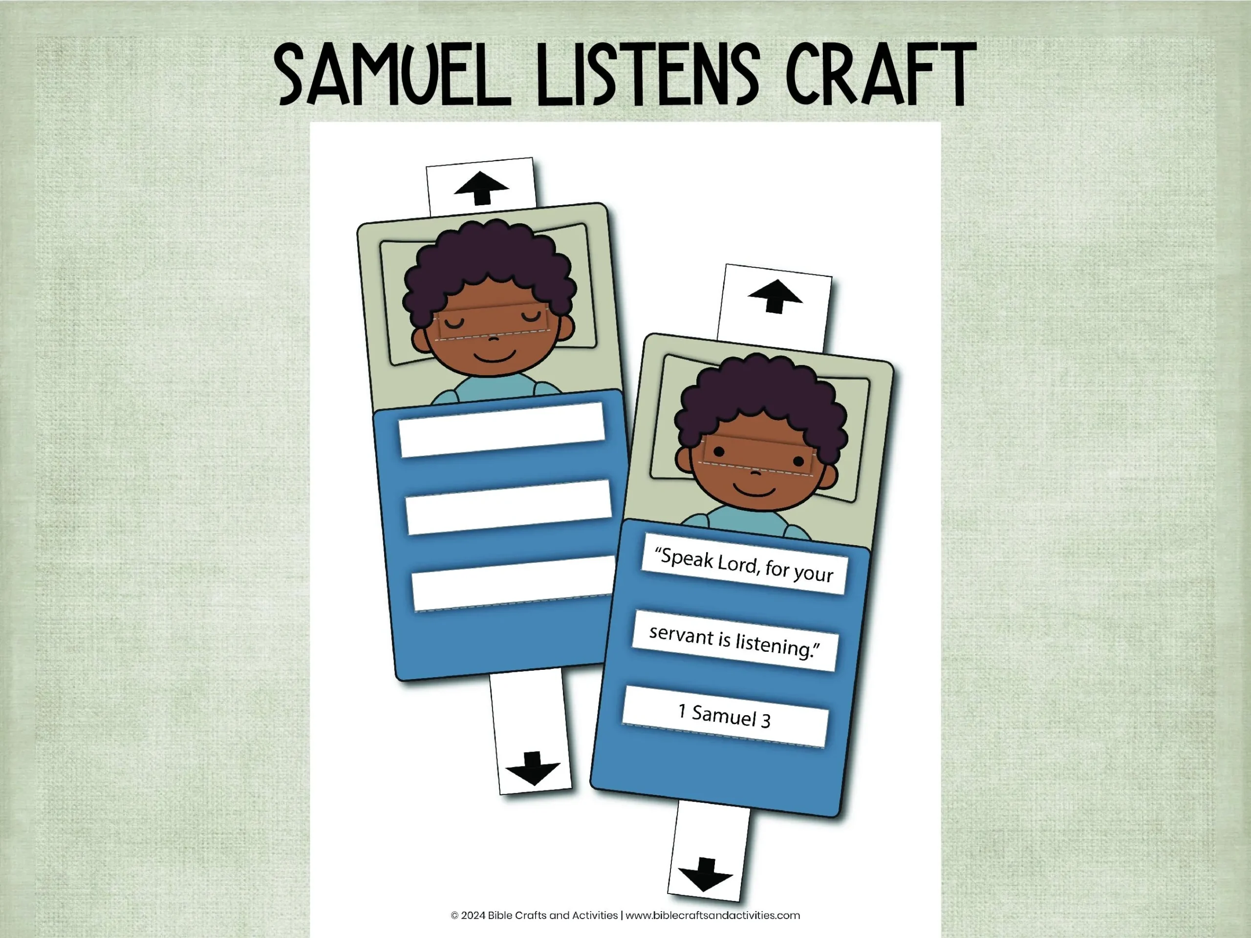 Printable Samuel Bible Craft