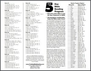 Sandra s Ark Chronological Bible Reading Plan