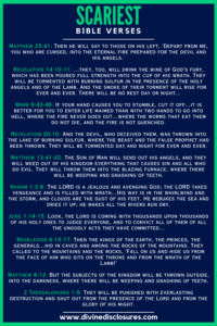 Scary Bible Verses All Should Know About In 2026