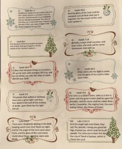 Scripture Cards Handel s Messiah Advent Calendar Inspiration Christmas Christian Religious Etsy
