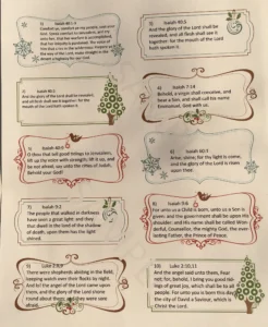 Scripture Cards Handel s Messiah Advent Calendar Inspiration Christmas Christian Religious Etsy Denmark