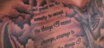 Scripture Chest Tattoo