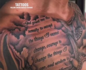 Scripture Chest Tattoo