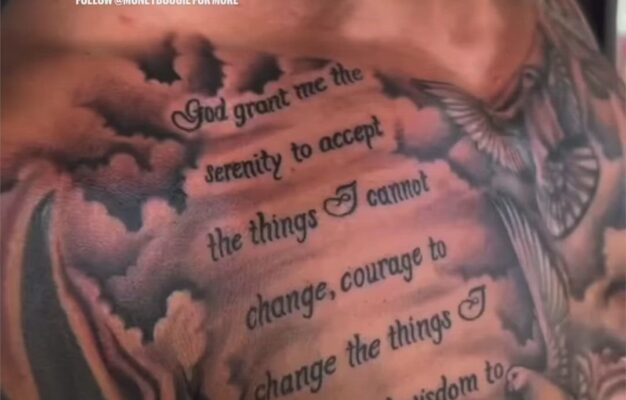 Scripture Chest Tattoo