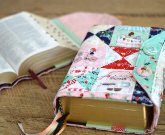 Scripture Cover Tutorial Featuring Vintage Market From Riley Blake Designs